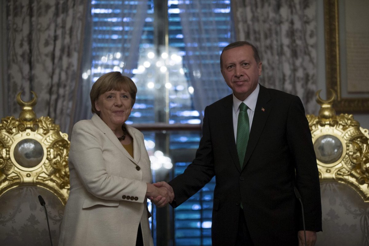 Angela Merkel és Recep Tayyip Erdogan (Forrás: reuters)